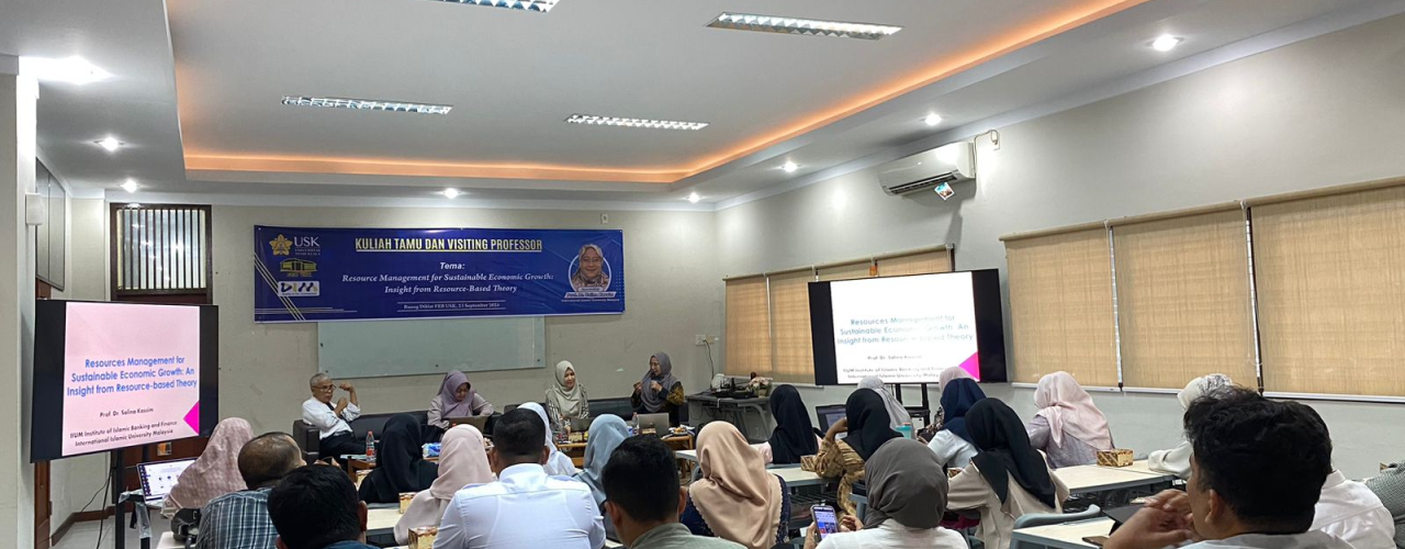 Kuliah Tamu dan Visiting Professor oleh Prof. Dr. Salina Kasim (IIUM)