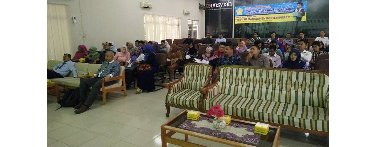 Kuliah Tamu bersama Prof. Adi Zakaria