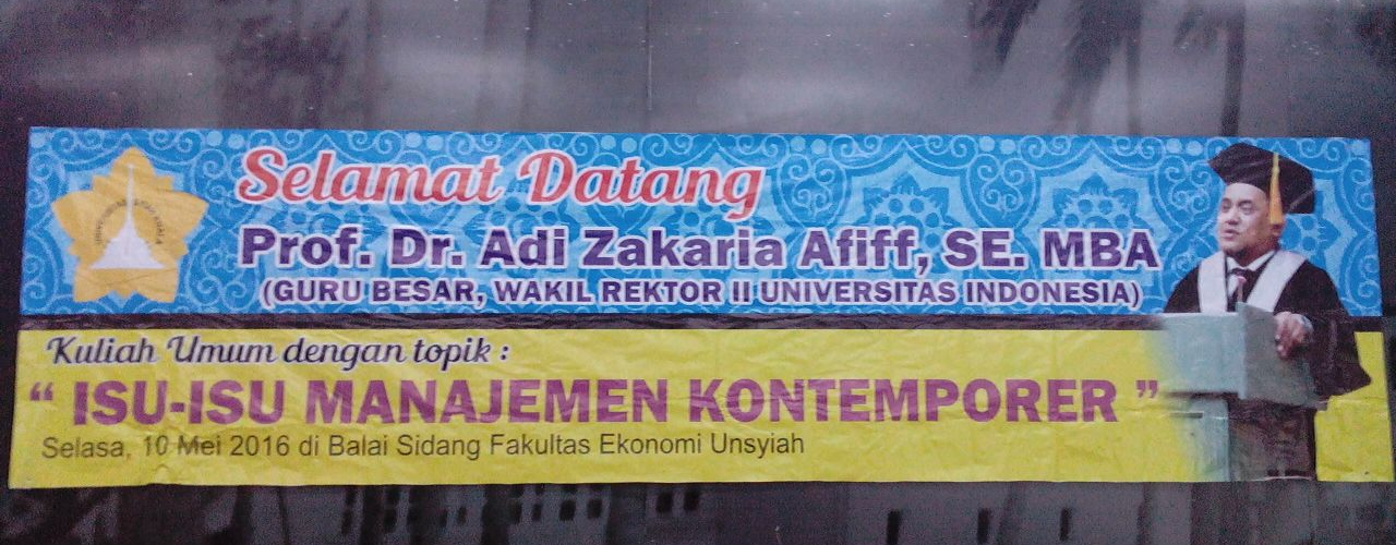 Kuliah Tamu Manajemen Kontemporer