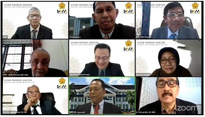 Ujian Promosi Doktor an. Faisal