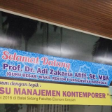 Kuliah Tamu bersama Prof. Dr. Adi Zakaria Afiff, S.E., M.B.A.