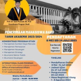 Pengumuman Penerimaan Mahasiswa Baru Program Studi Pascasarjana USK Tahun 2023